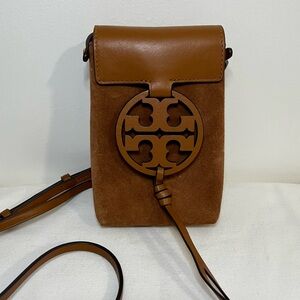 Tory Burch Miller Phone Crossbody - Brown